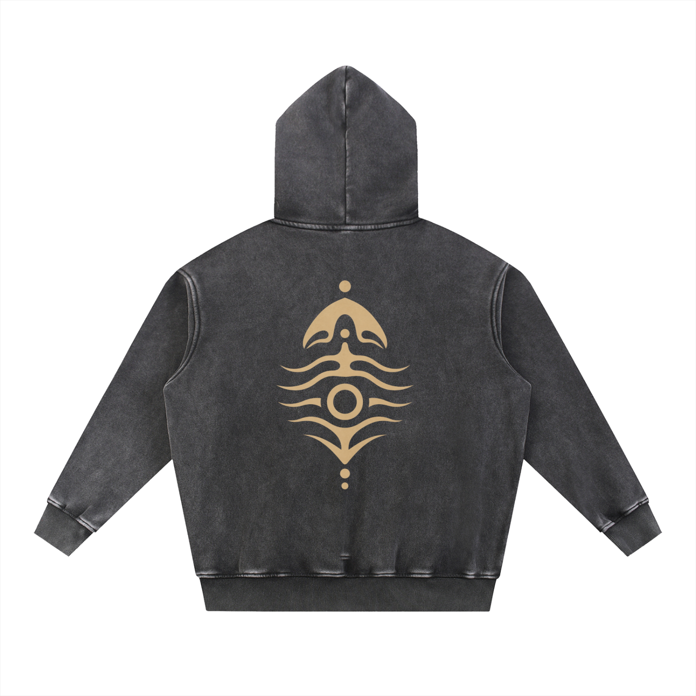 ChillaCybin Snow-Wash Fleece Oversize Hoodie