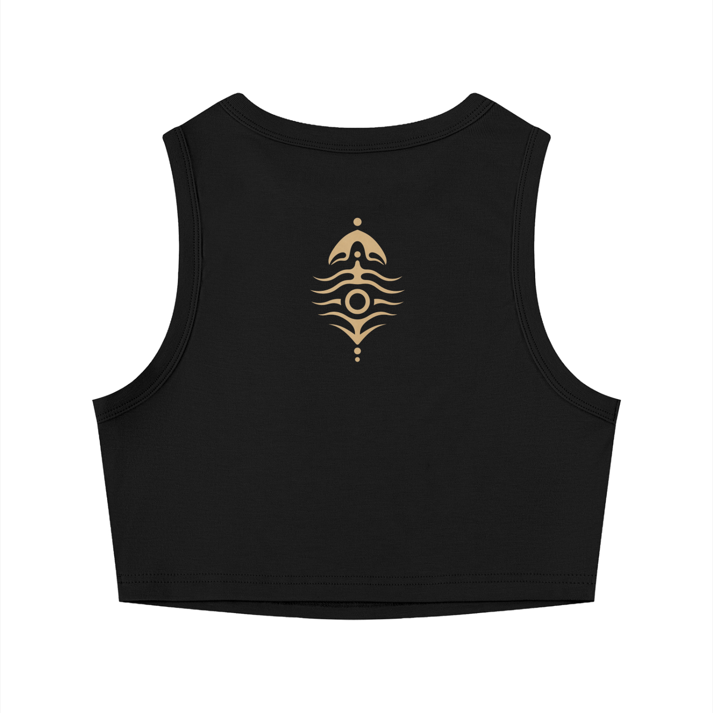 ChillaCybin Women's Tight Crewneck Crop Tank Top