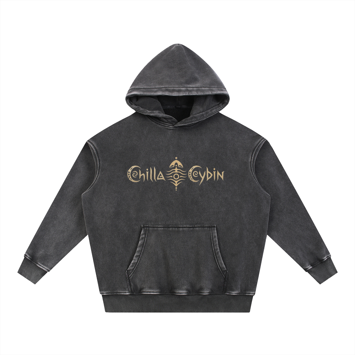 ChillaCybin Snow-Wash Fleece Oversize Hoodie