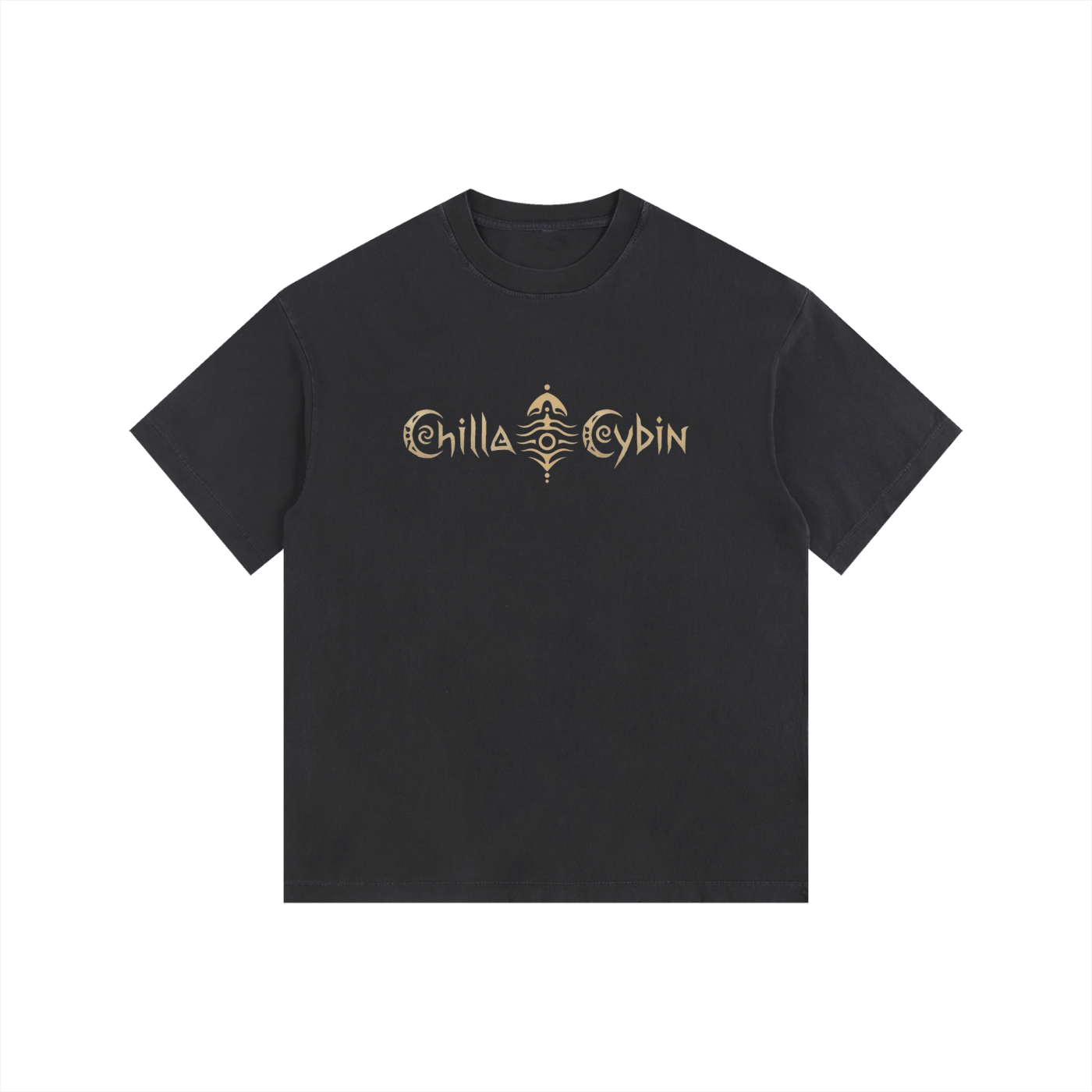 ChillaCybin Vintage-Washed Oversized Cotton T-Shirt